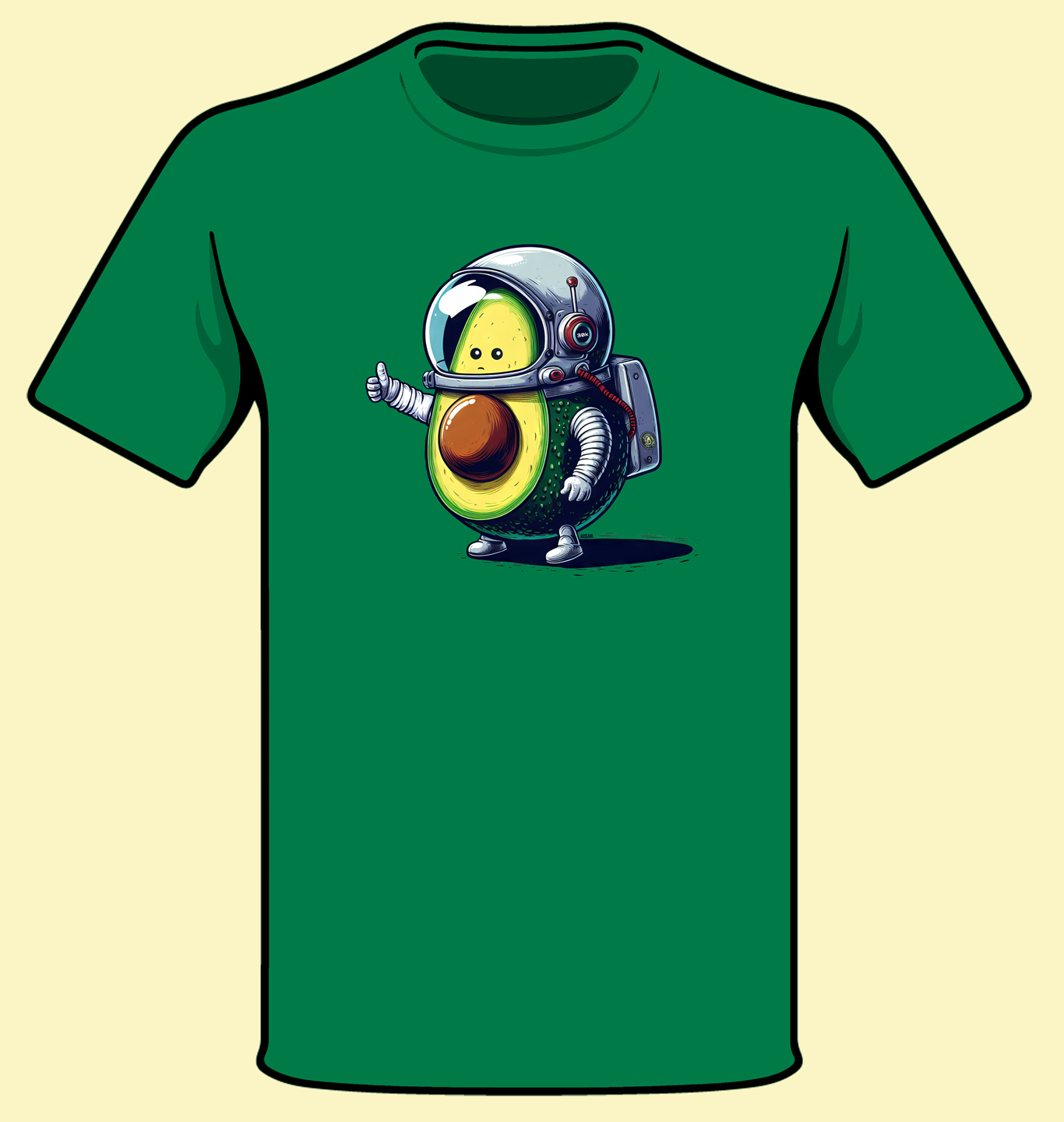 Avocado Test Pilot t-shirt