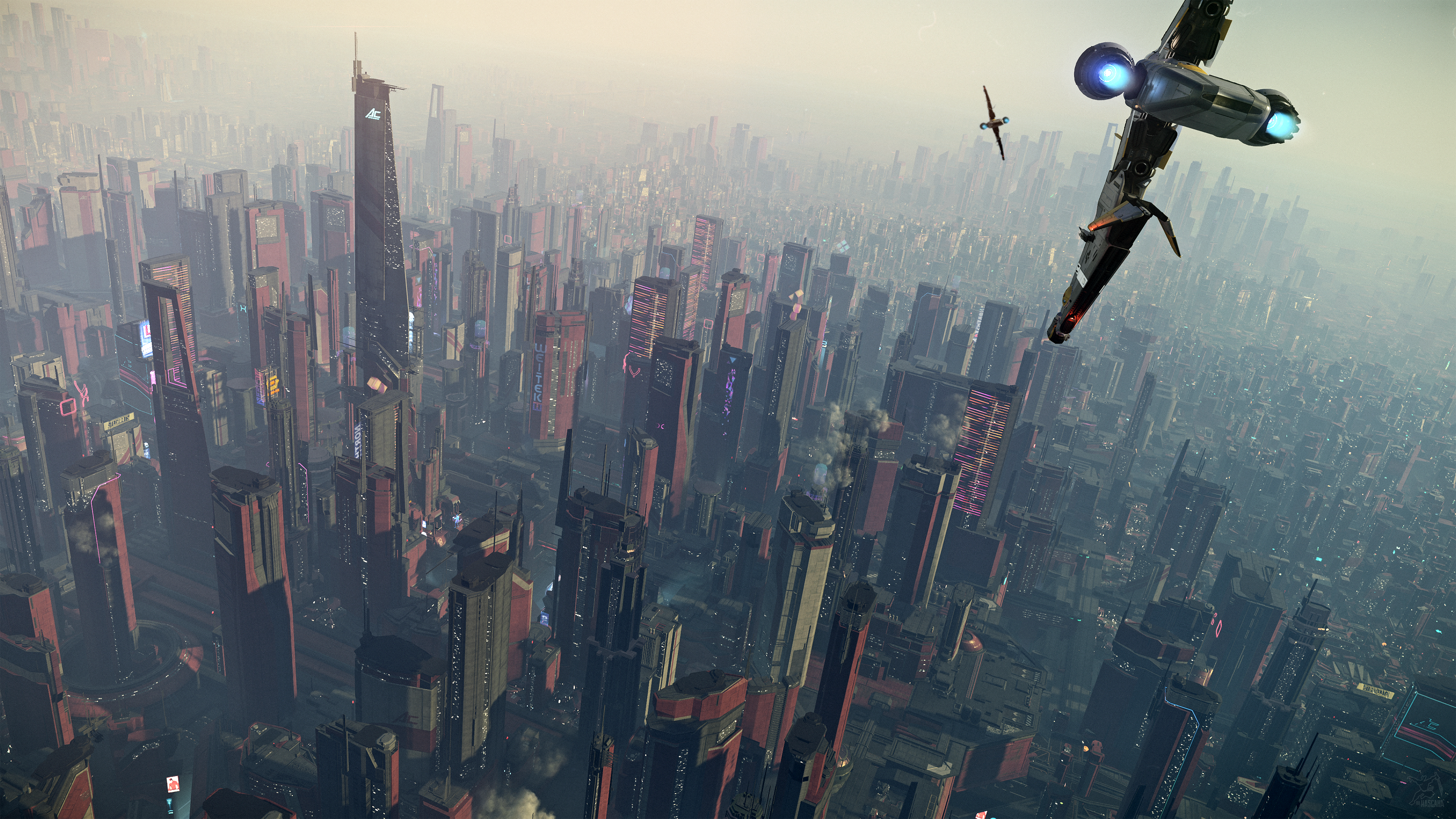 I was asked to create another banner/background for the SC sub (full 4k artwork) : r/starcitizen