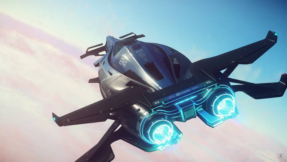 Star Citizen: Razor above the clouds