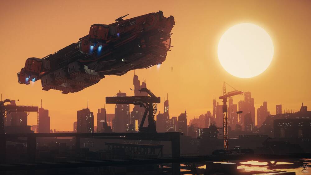 Star Citizen: Argo RAFT Leaving Lorville