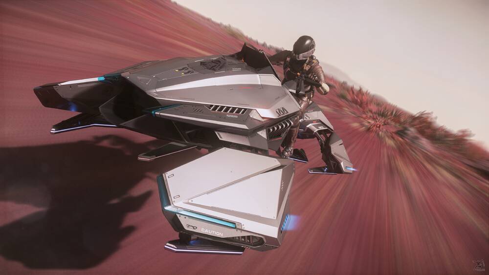 Star Citizen: Hoverquad on Hurston