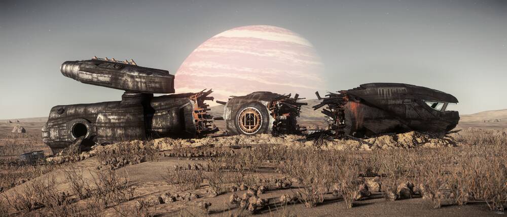 Star Citizen: Daymar Freelancer Wreck N82