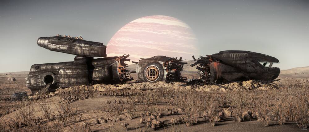 Star Citizen: Daymar Freelancer Wreck N82