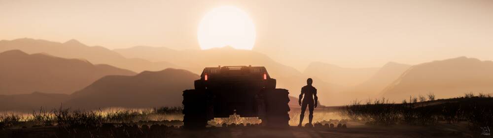 Star Citizen: Daymar Sunset