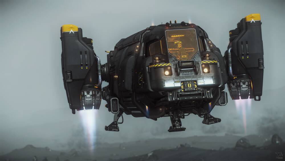 Star Citizen: Cutter Landing on Calliope