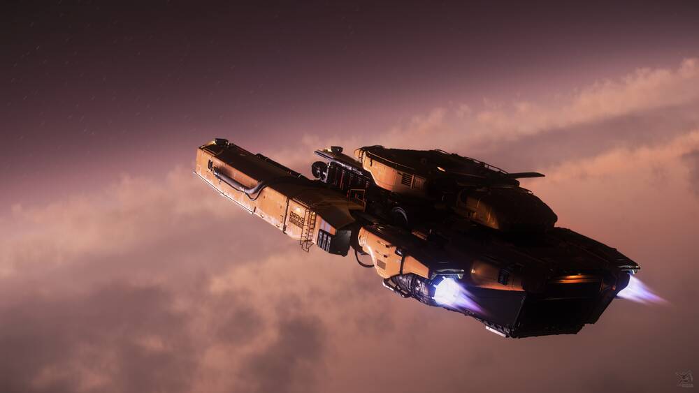 Star Citizen: Vulture Leaving Hurston