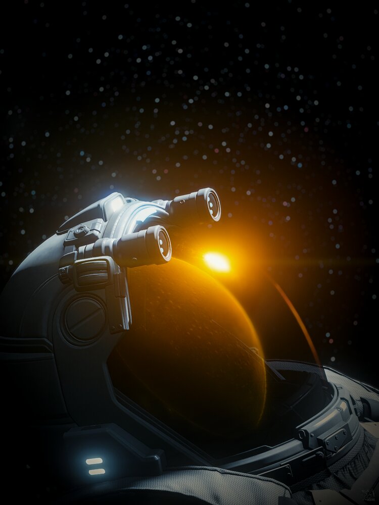 Star Citizen: Artemis II Poster Recreation