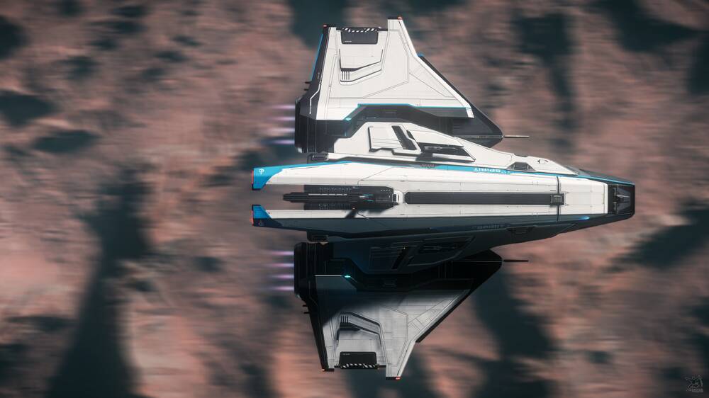Star Citizen: C1 Spirit Low Over Magda