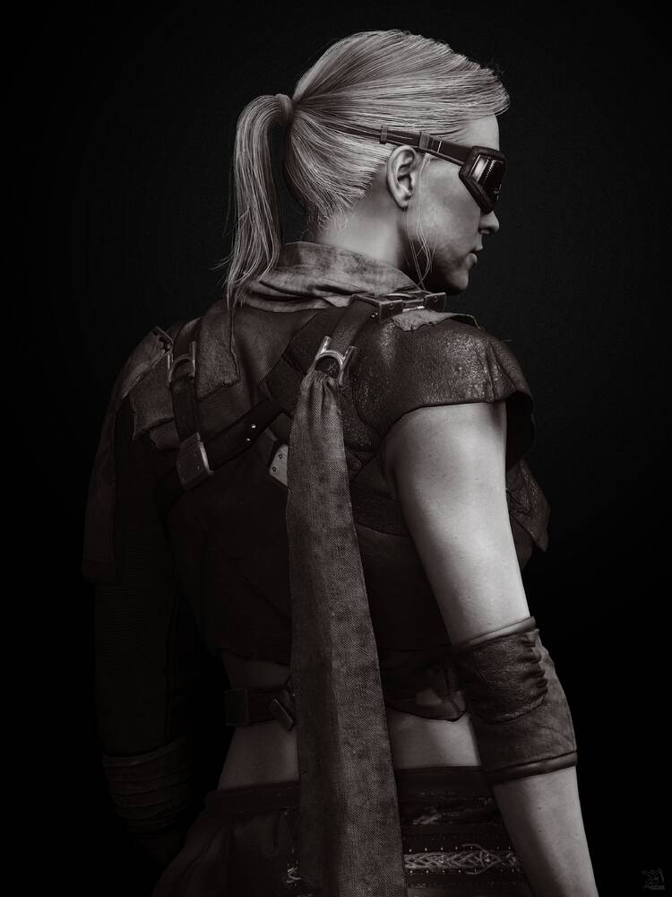 Star Citizen: Female Outlaw Portrait