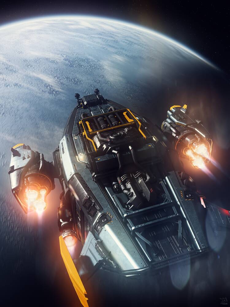 Star Citizen: Cutter Rambler Over Lyria