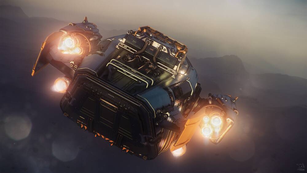 Star Citizen: Rambler Flying Over Lyria