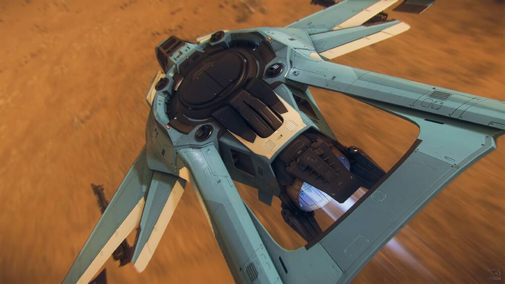 Star Citizen: F7C Hornet MK II Over Aberdeen