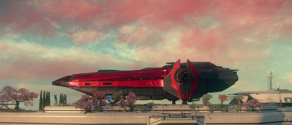 Star Citizen: Carrack Landed at Prospect Point