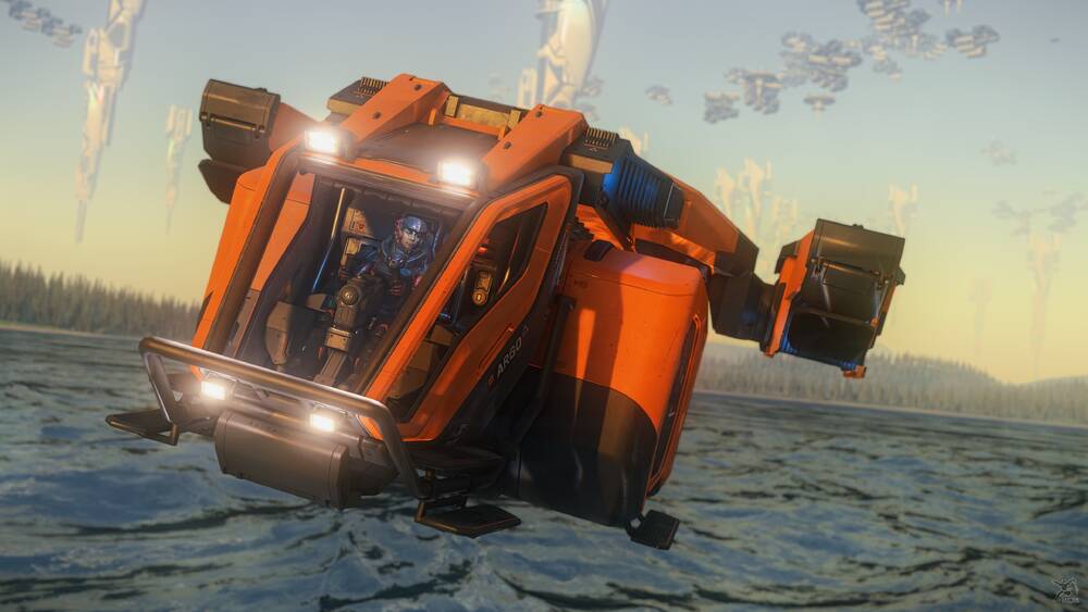 Star Citizen: MPUV Over Water