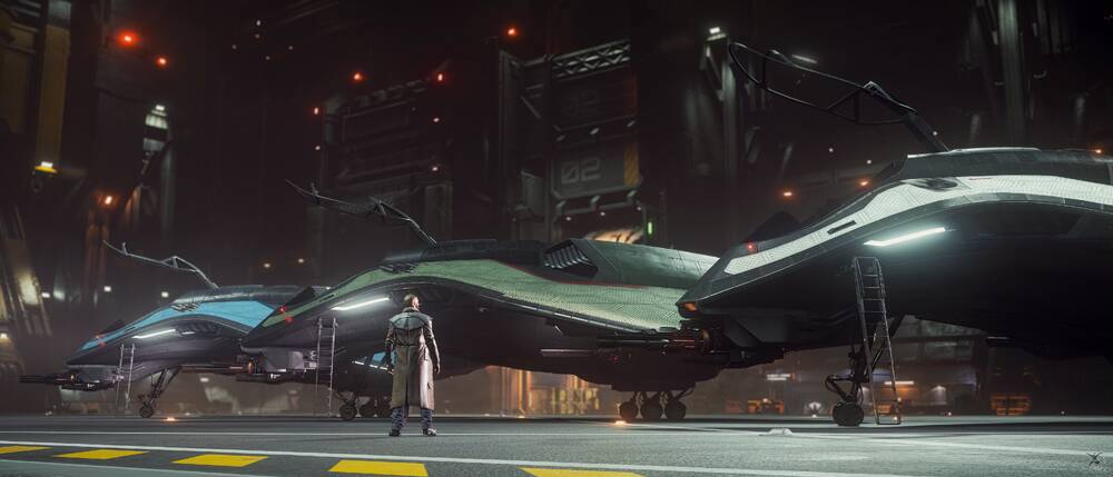 Star Citizen: Three Space Penguins in a Row