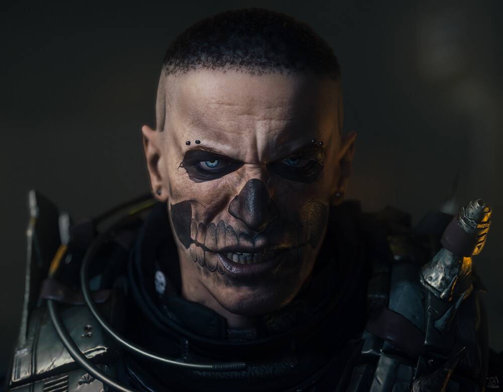 Star Citizen: Skull Tattoo Portrait