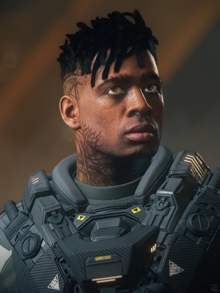 Star Citizen: Navy Pilot Portrait