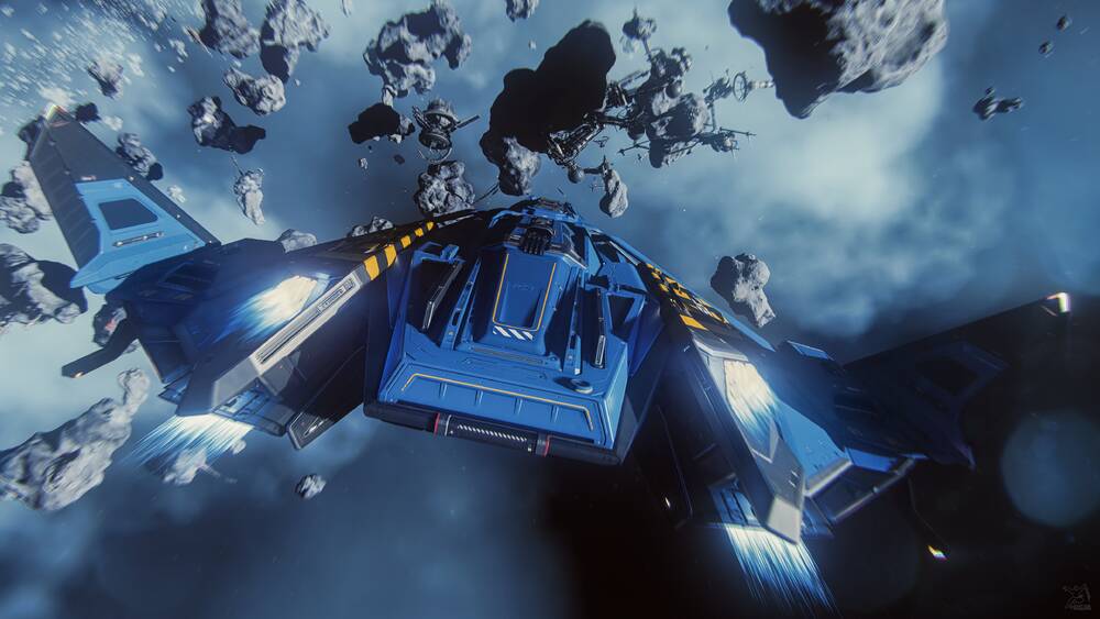 Star Citizen: Zeus Approaching Miner's Lament