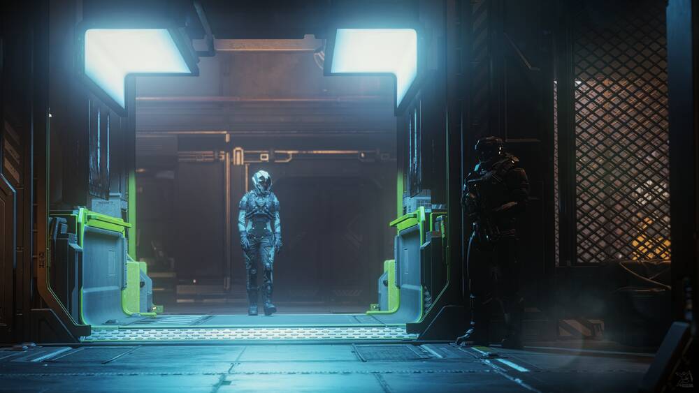 Star Citizen: Walking Through Lorville Security
