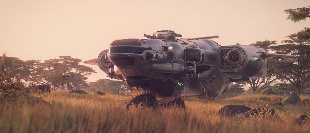Star Citizen: Starlancer MAX Landed