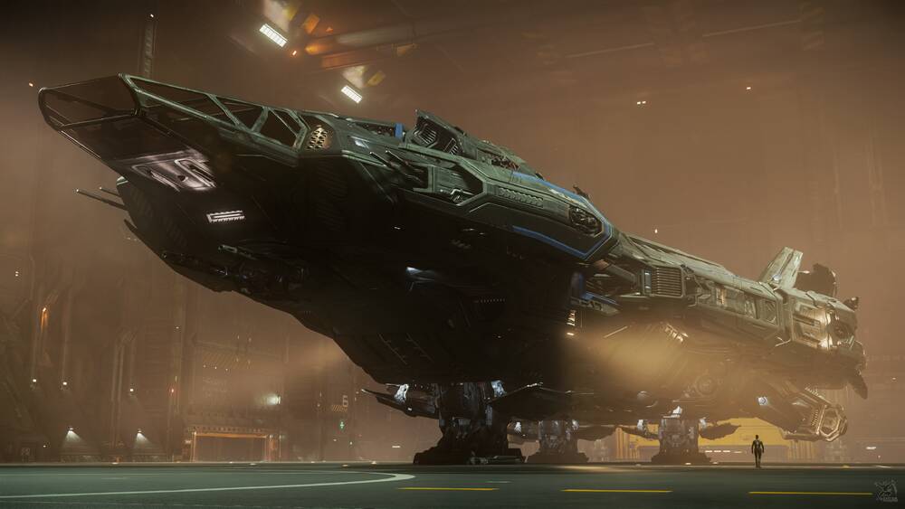 Star Citizen: Polaris Waiting in a Hangar