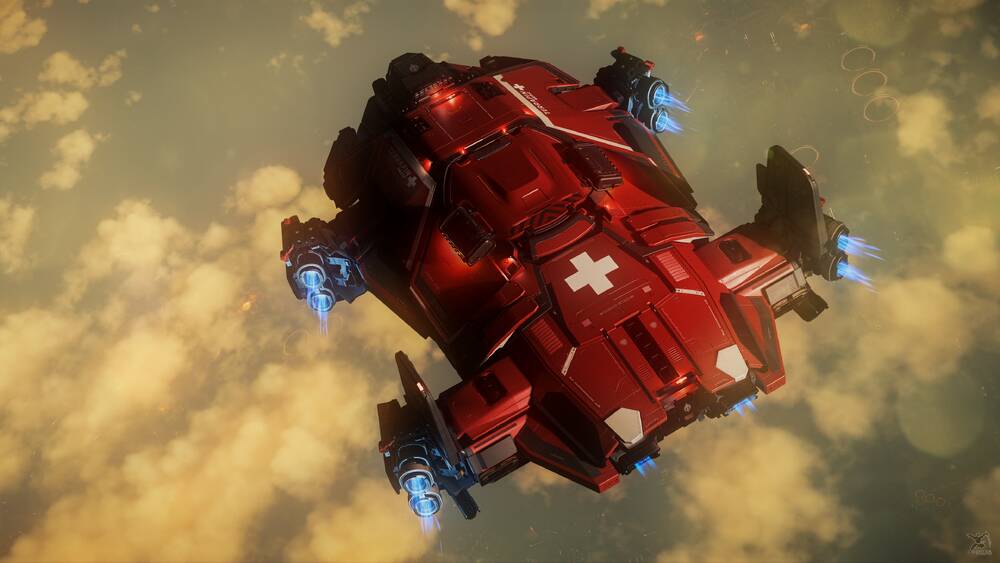Star Citizen: Terrapin Medic over Lorville
