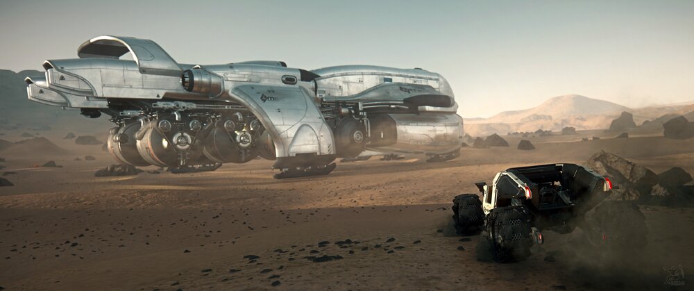 Star Citizen: Pit stop for fuel (21:9)