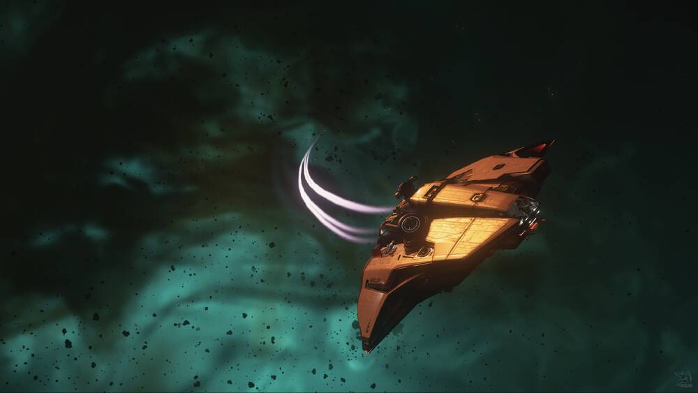 Star Citizen: MSR through a nebula