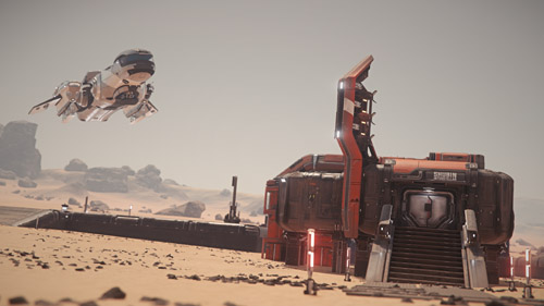 Star Citizen: Landing at Shubin