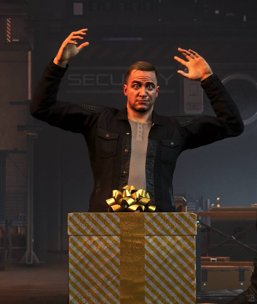 Star Citizen: Dick in a box