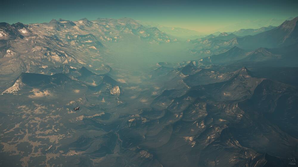 Star Citizen: Jagged Valley Run on Adir