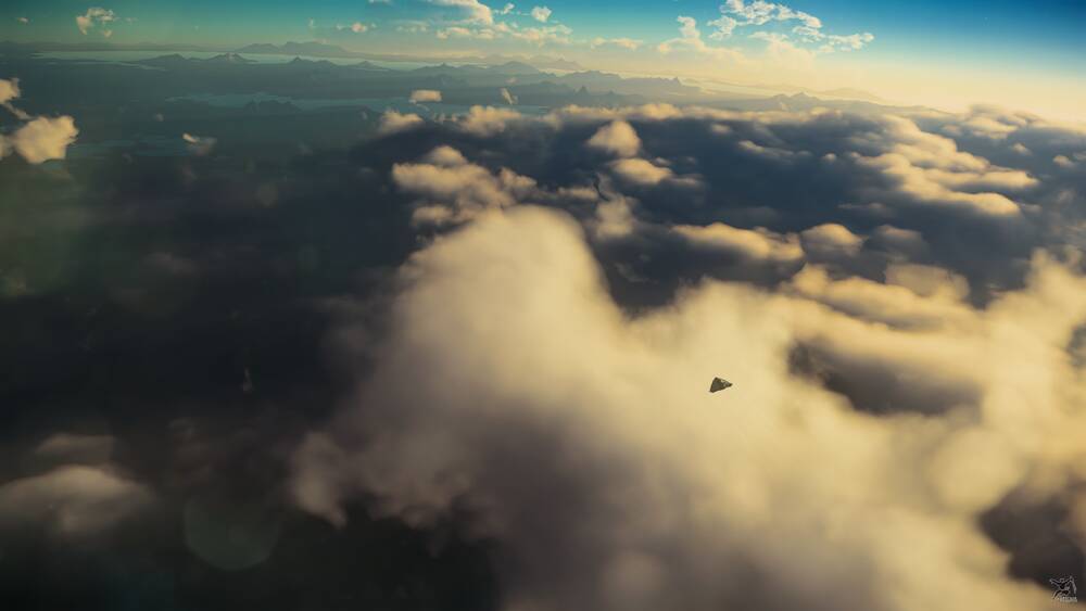 Star Citizen: Avenger in the Clouds Over Bloom