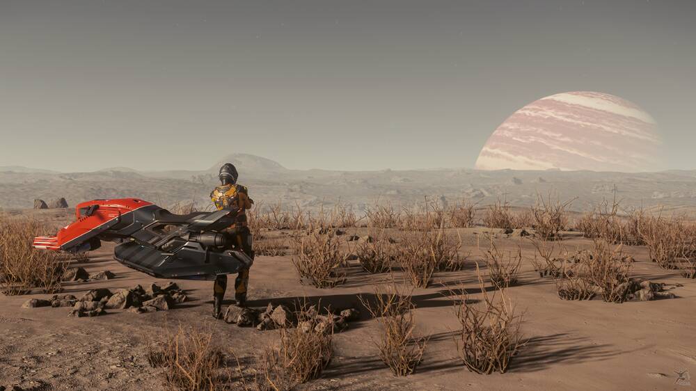 Star Citizen: Pulse Racer on Daymar