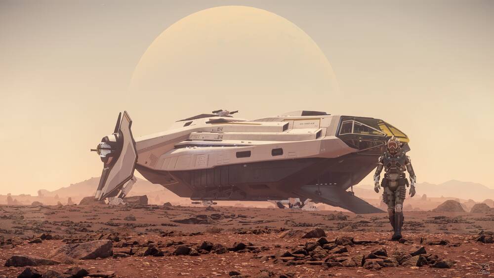 Star Citizen: Carrack on Ignis