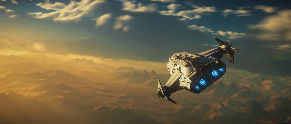 Star Citizen: Carrack Leaving Bloom